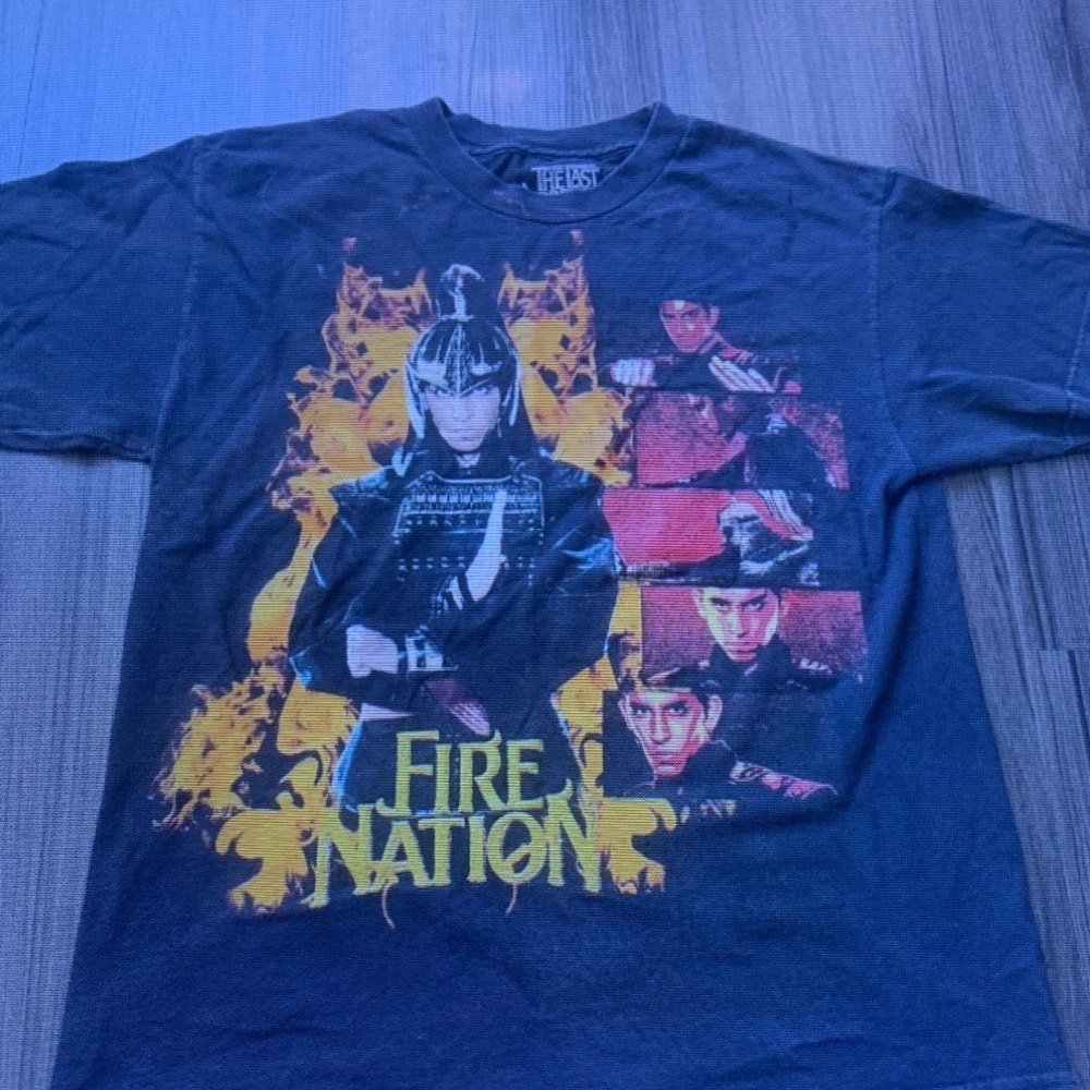 Kids Fire Nation Graphic Tee - Navy